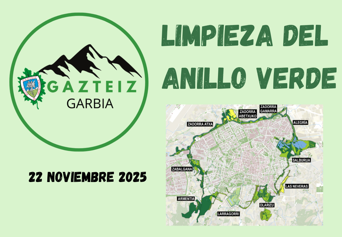 Foto GAZTEIZ GARBIA - LIMPIEZA DE ANILLO VERDE